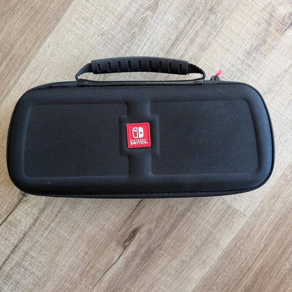 Nintendo Other - Nintendo Switch Deluxe Travel Case Black Hard Shell Protective Carrying Bag 2021